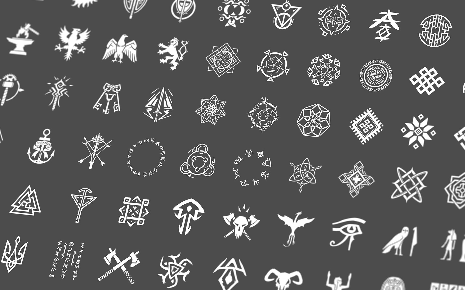 Artstation Hand Drawn Decals Vol 3 Game Assets