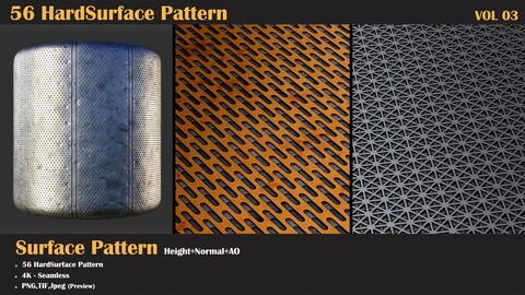 56 Hardsurface Pattern - VOL 03