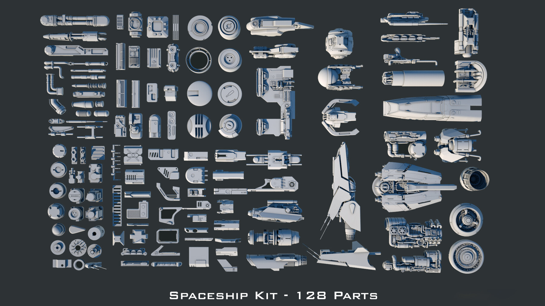 Andrew Hodgson - Spaceship Kitbash Kit