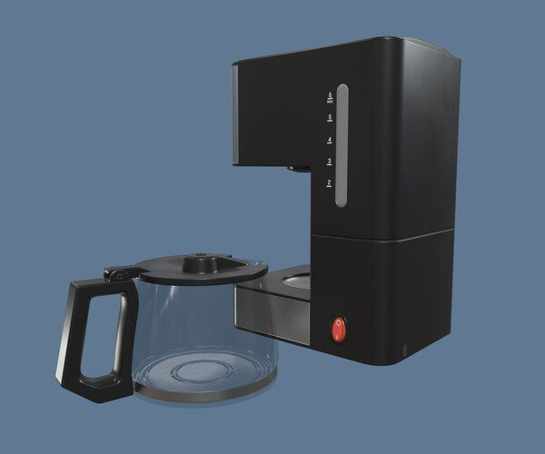 ArtStation Coffee Maker Game Assets