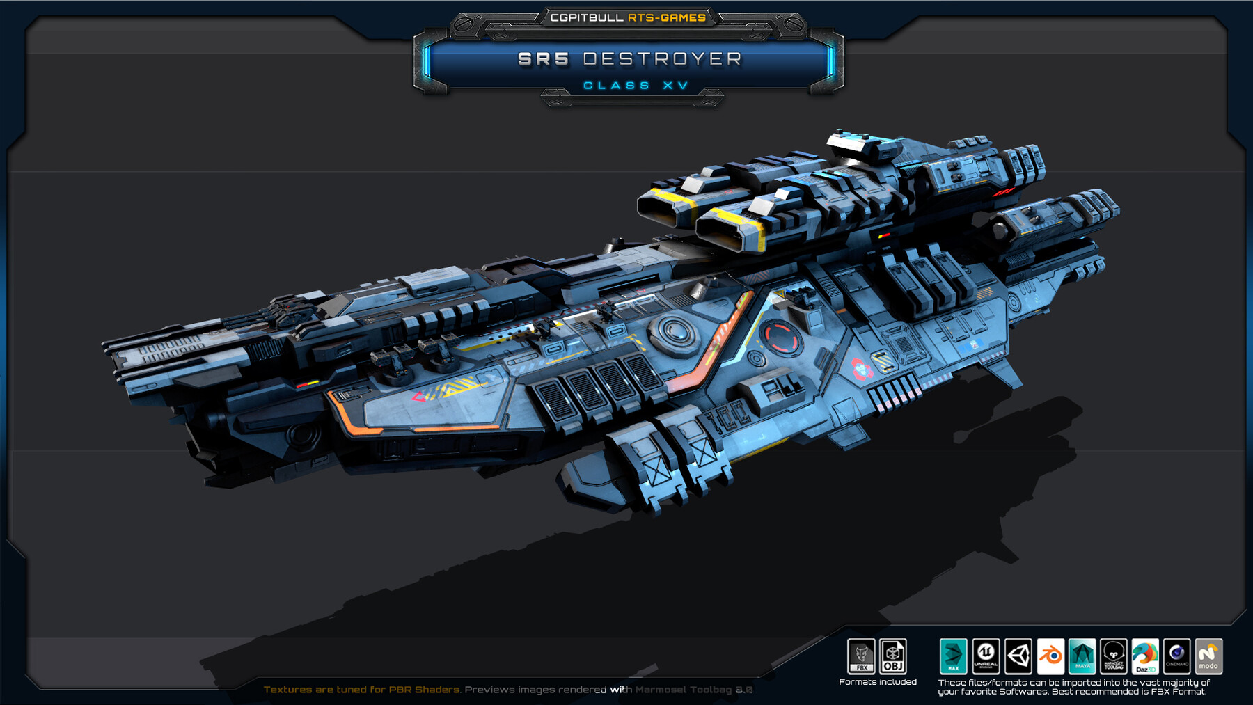 CGPitbull - GrafxBOX - RTS Games - Nakamura Destroyer - Class IV