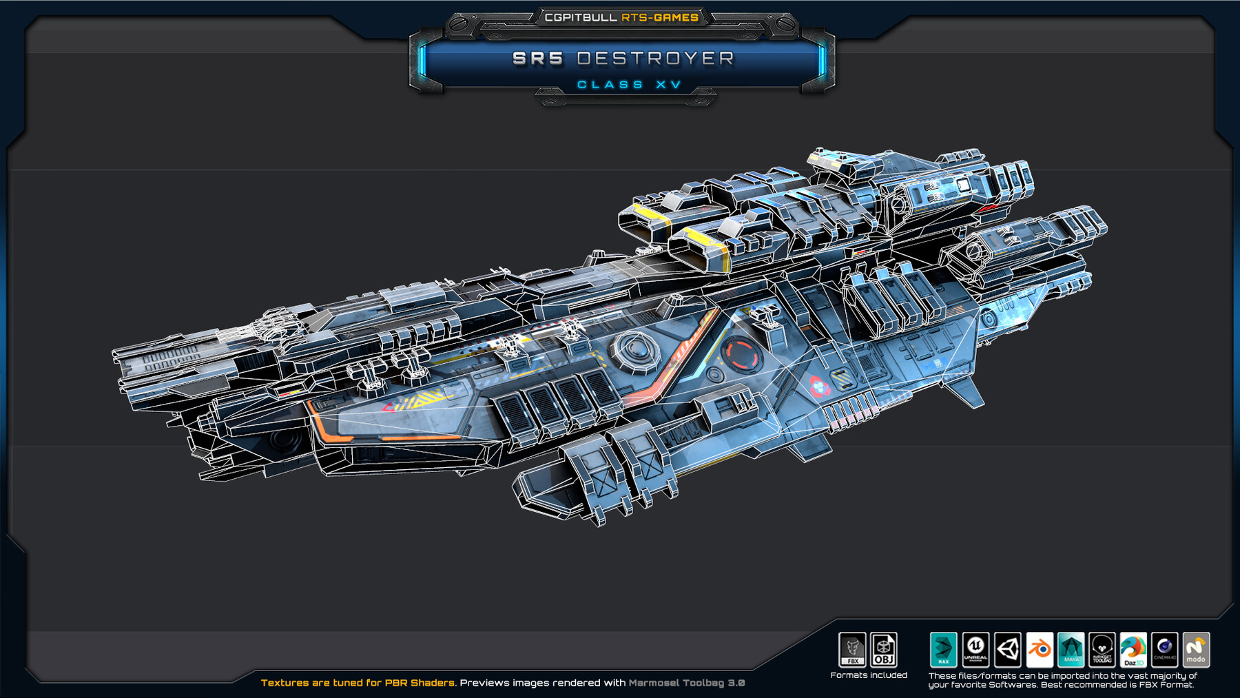 CGPitbull - GrafxBOX - RTS Games - Nakamura Destroyer - Class IV