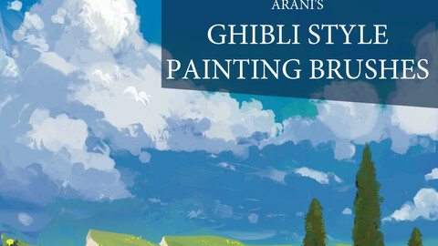 Arani's Ghibli styled painting brush set