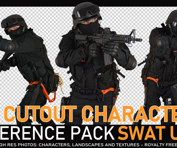 ArtStation - SWAT UNIT CUTOUT - 150 Reference pictures | Resources