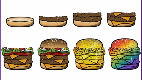 Twitch Sub Badges: Burger
