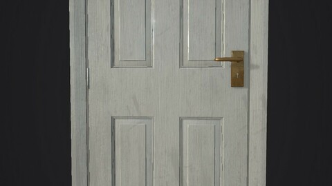 Wooden Door 3D Model