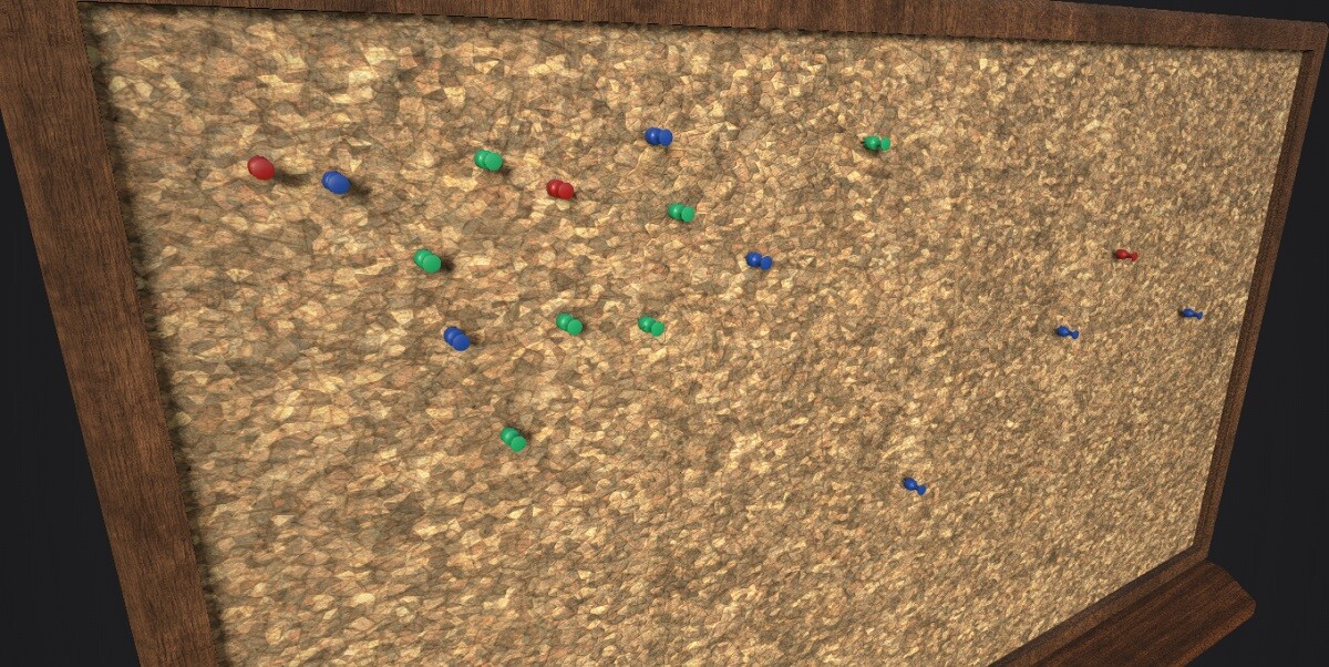 ArtStation Pin Board Game Assets