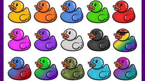 Twitch Sub Badges: Rubber Duckies