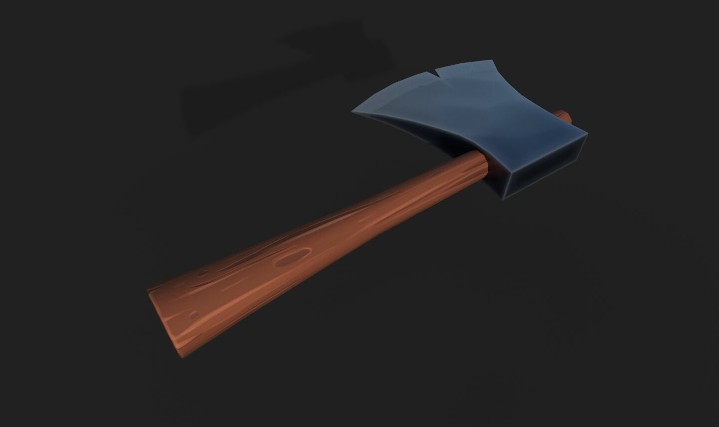 ArtStation - Low-Poly 3D Model Stylised Ax | Game Assets