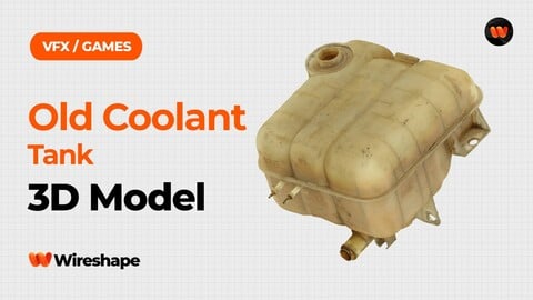 Old Coolant Tank Raw Scanned 3D Model