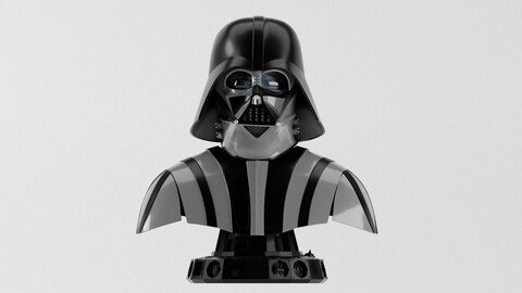 Darth Vader ep6 Helmet Reveal for 3d print 3D print model