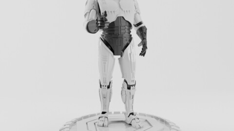 ROBOCOP STATUE FOR 3D PRINTING 3D print model