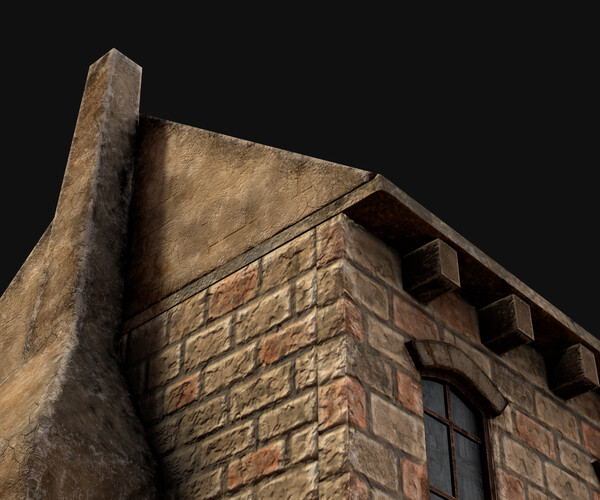 ArtStation - Stone House Game Ready | Game Assets