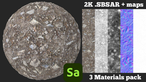 Forest Ground 5 Material Pack