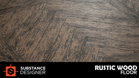 Rustic Wood - Substance Designer