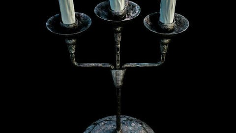 Candle 3D Model