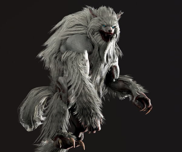 ArtStation - Wolfman - Game Ready | Game Assets