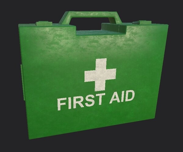 ArtStation First Aid Kit Game Assets