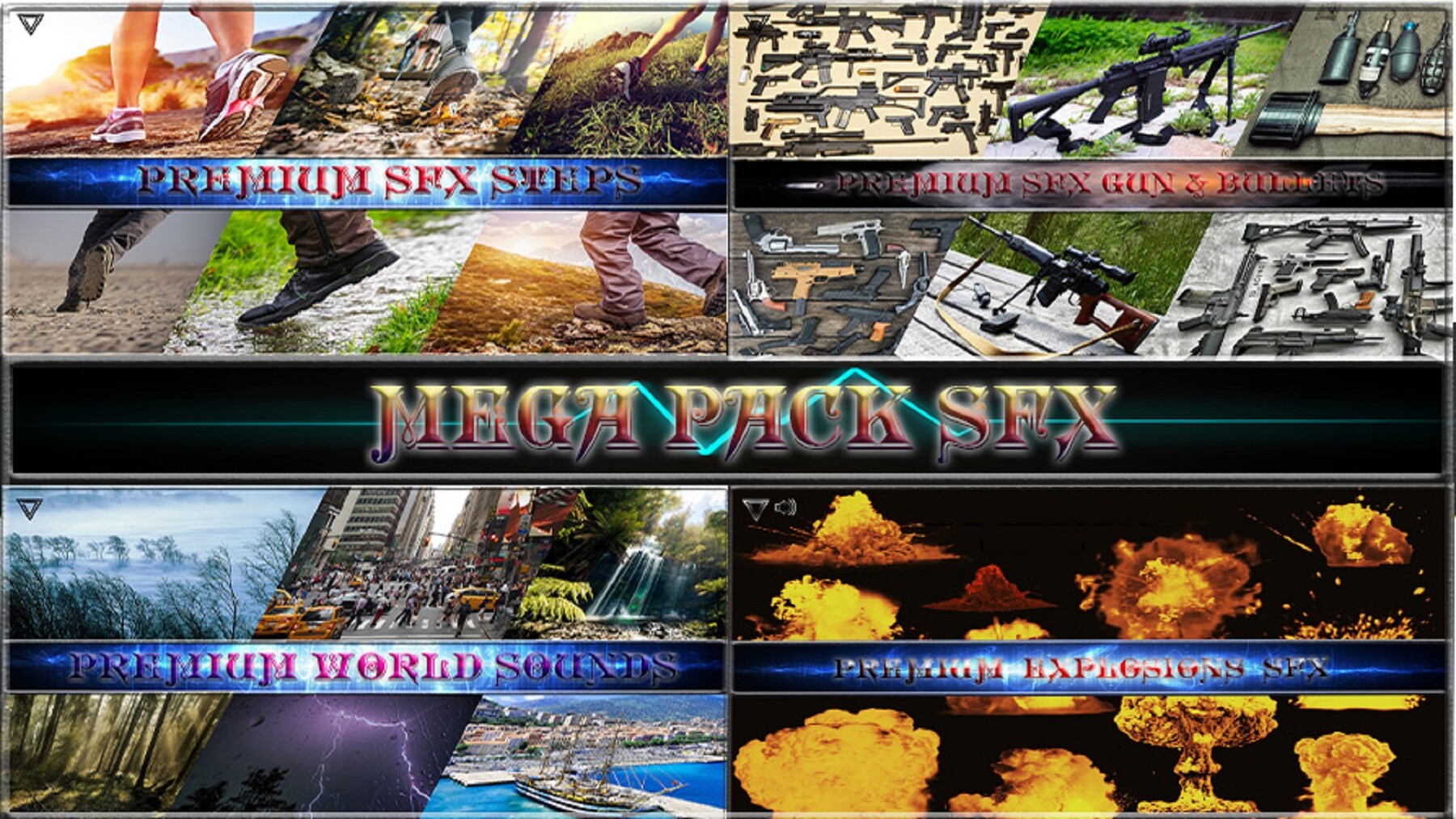 ArtStation Mega Pack SFX. Game SFX Asset. Unreal Engine 4.275.4