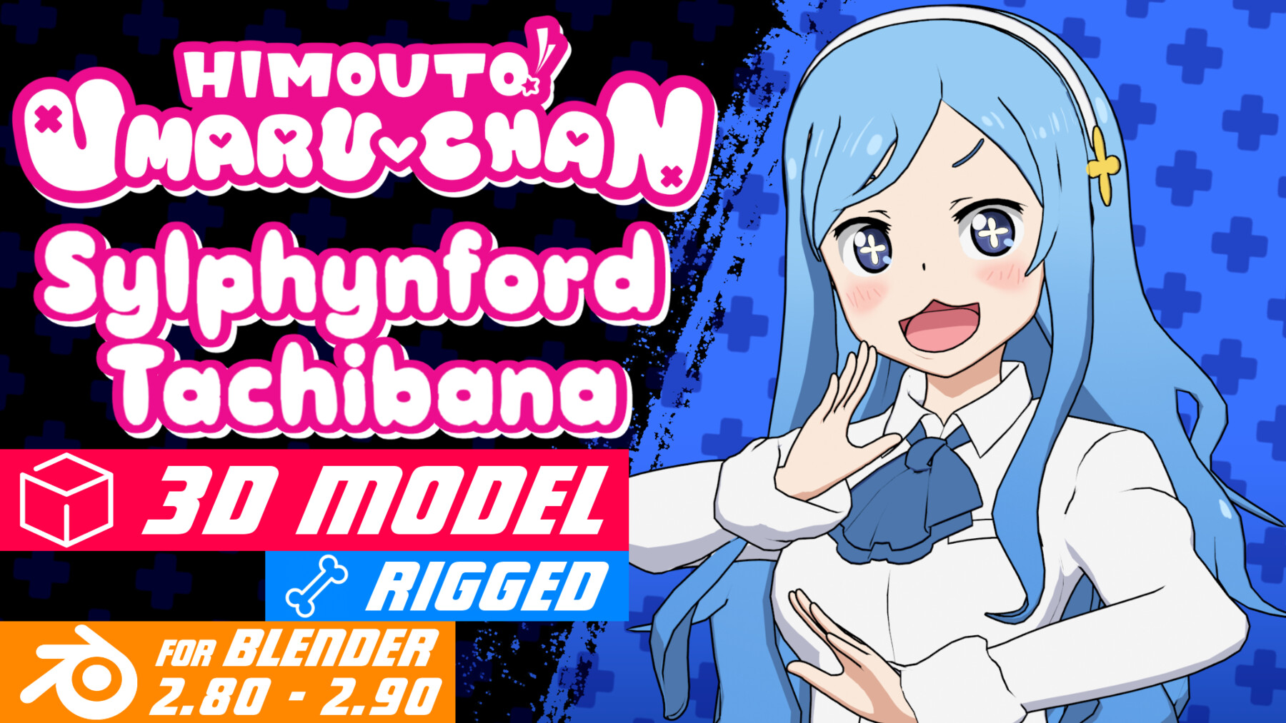 Artstation Sylphynford Tachibana Himouto Umaru Chan 3d Model Blender Resources