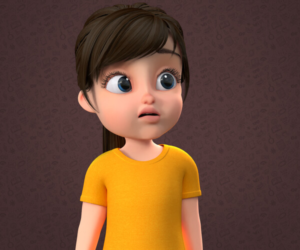 Tổng Hợp Hơn 93 Về Cartoon Girl Rigged Hình Nền Vn