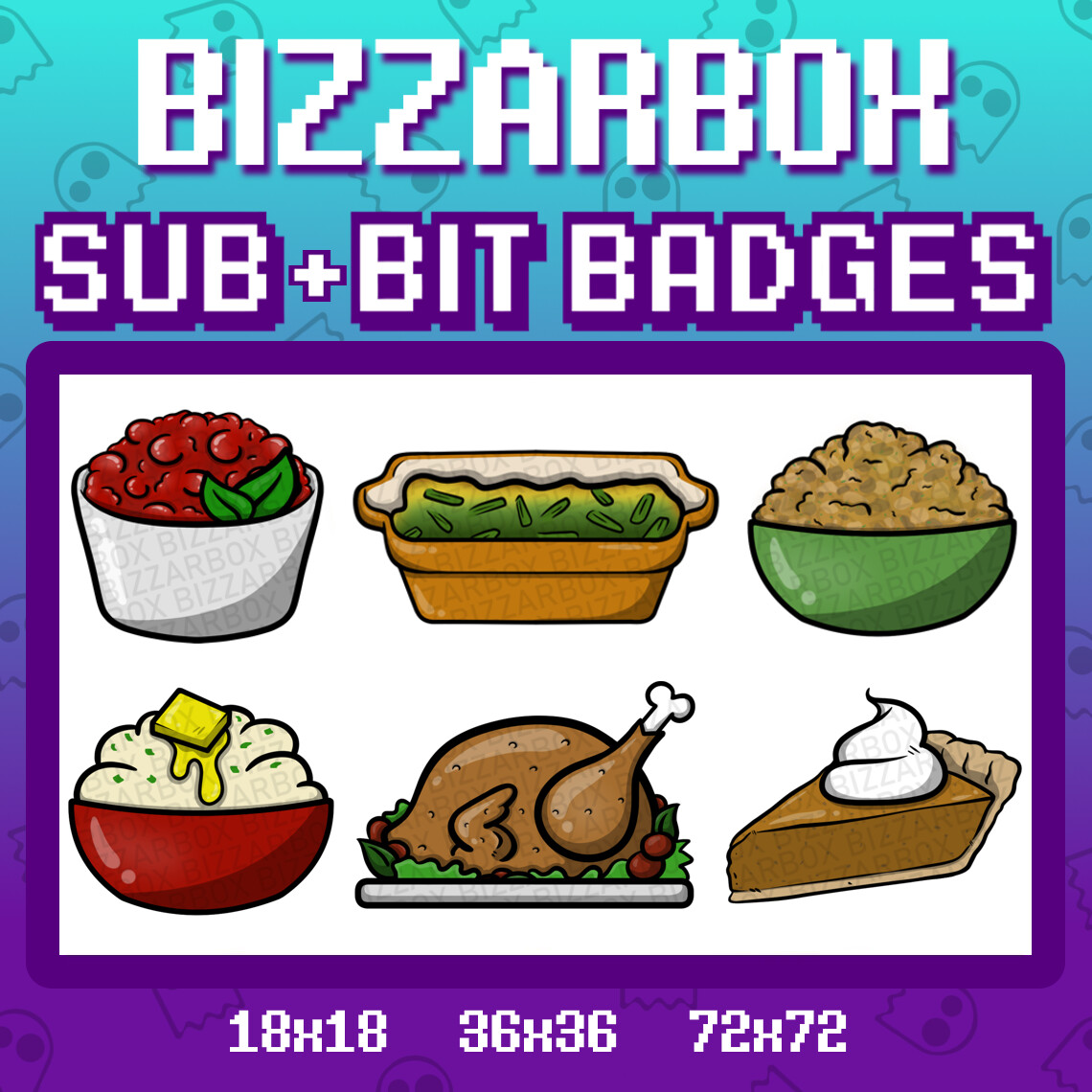 Noodle Box Badge/emote Twitch & Discord Sub Badge / Bit 