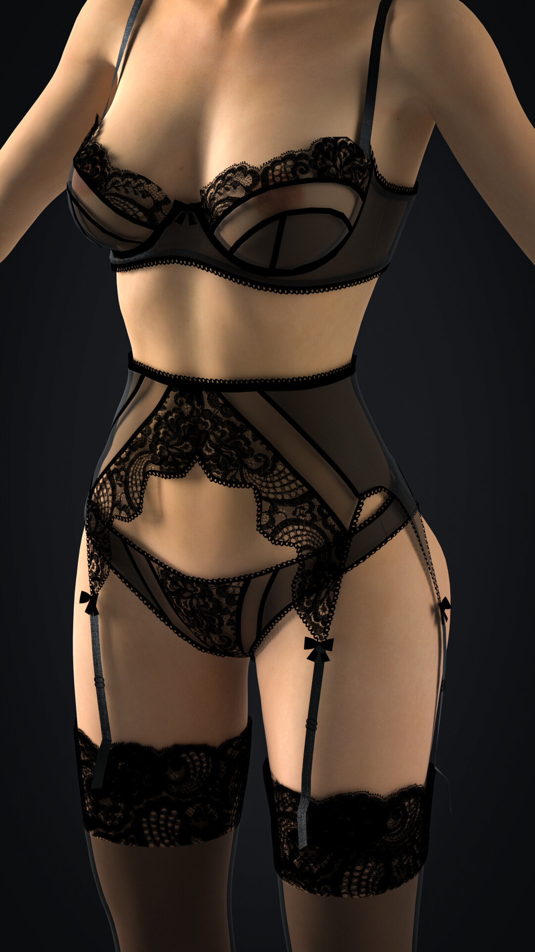 Artstation Digital Lingerie Set Resources 