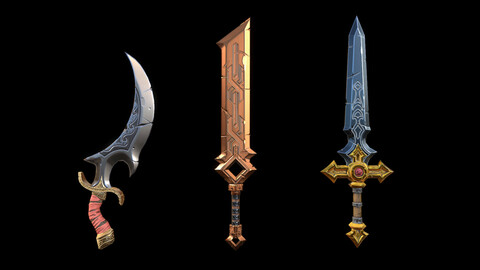 Stylized Swords
