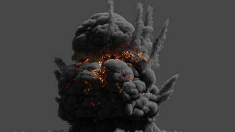 VDB Volcano Explosion