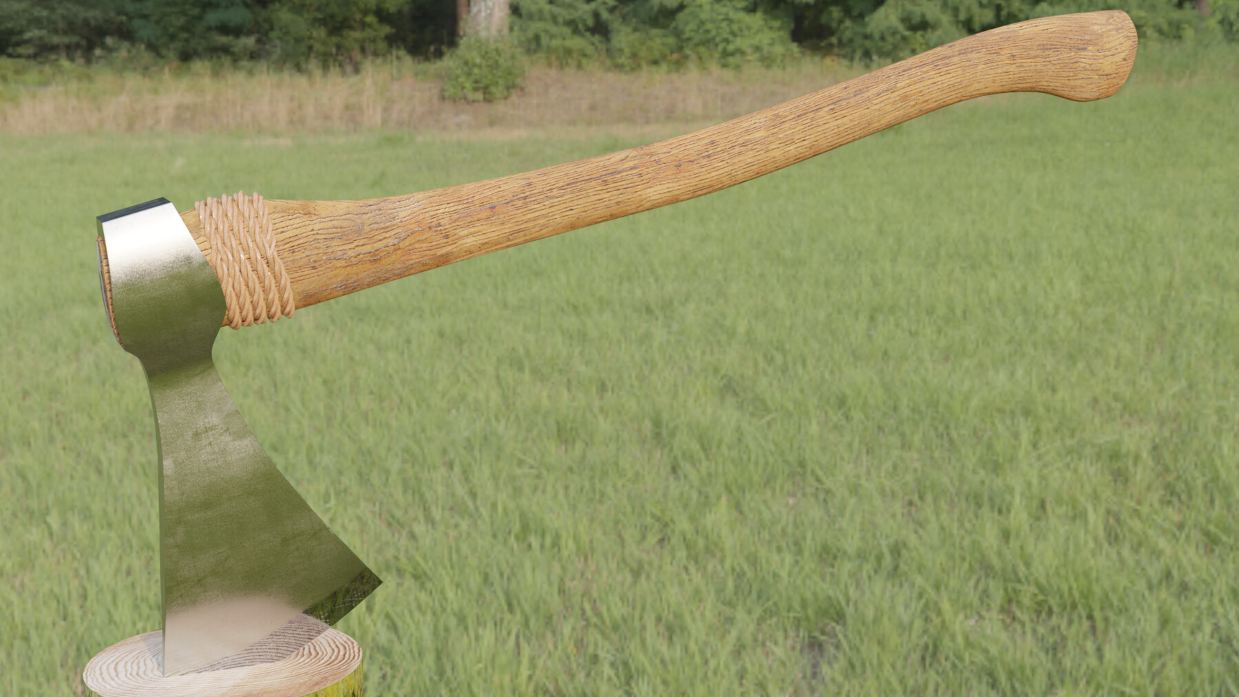 ArtStation Lumberjack ax Game Assets