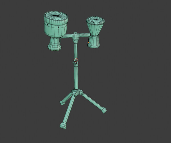 ArtStation - zarb tempo instruments full detail low poly and high poly ...