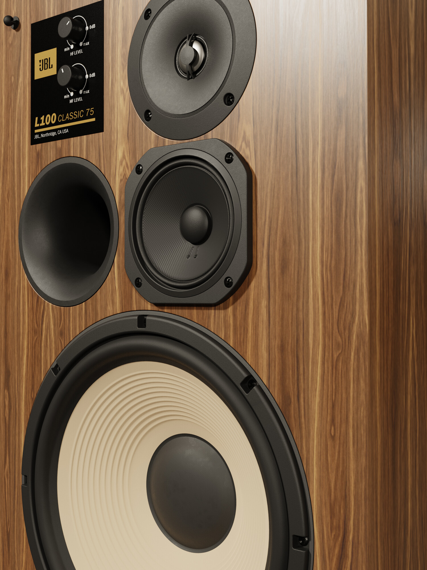 ArtStation - JBL L100 Classic 75th Anniversary Edition | Resources