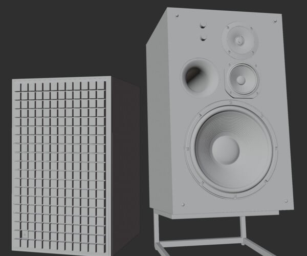 ArtStation - JBL L100 Classic 75th Anniversary Edition | Resources