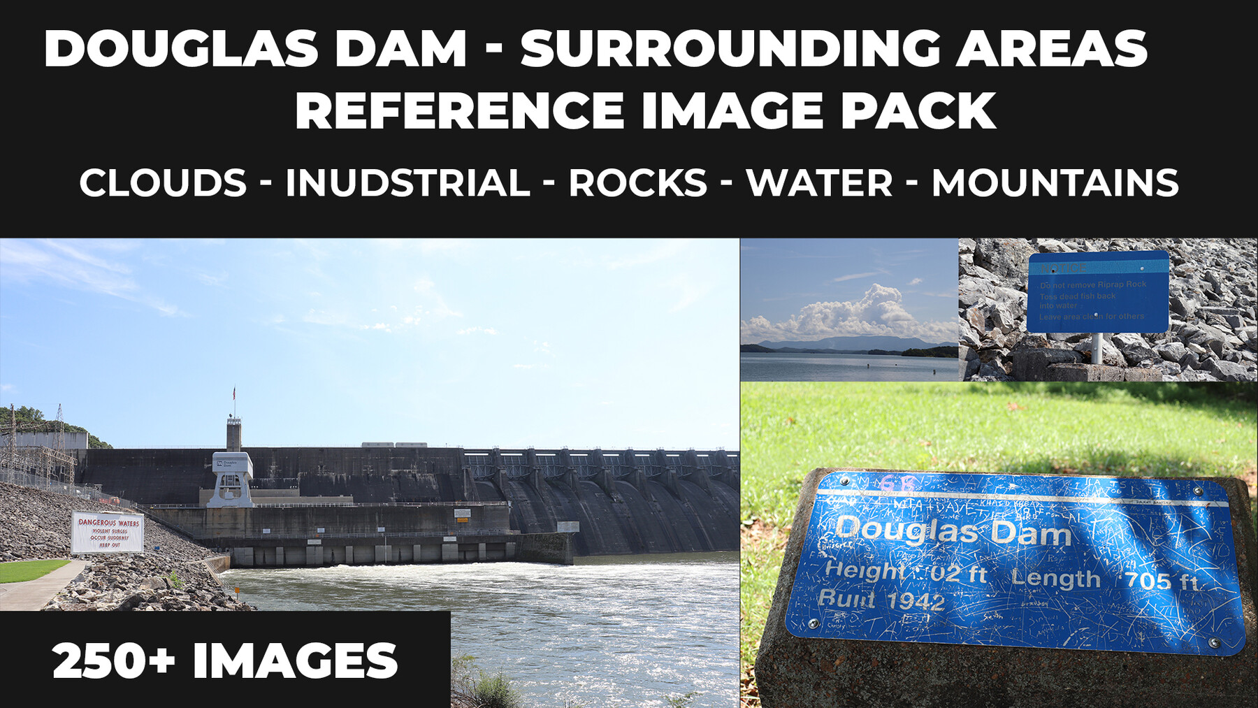 ArtStation Douglas Dam Reference Picture Pack Resources