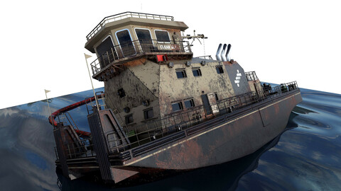 Shipwreck Push Boat