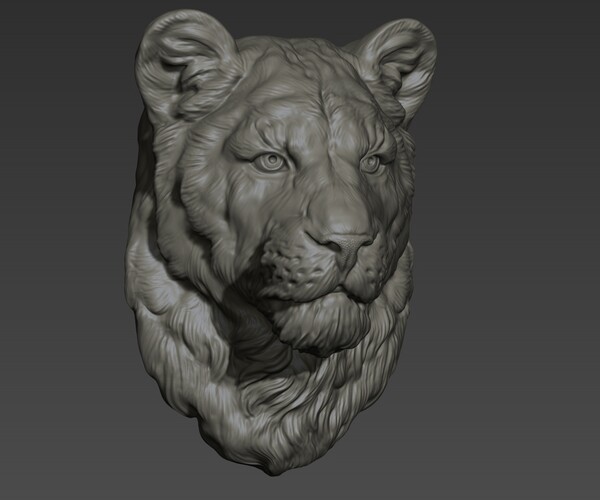 ArtStation - Lioness head | Resources