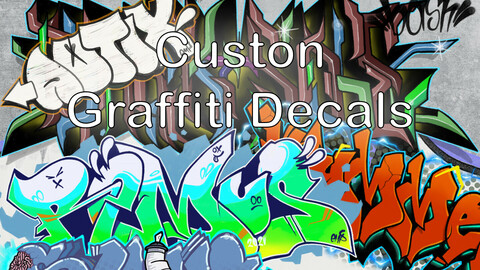 Custom Graffiti Decals