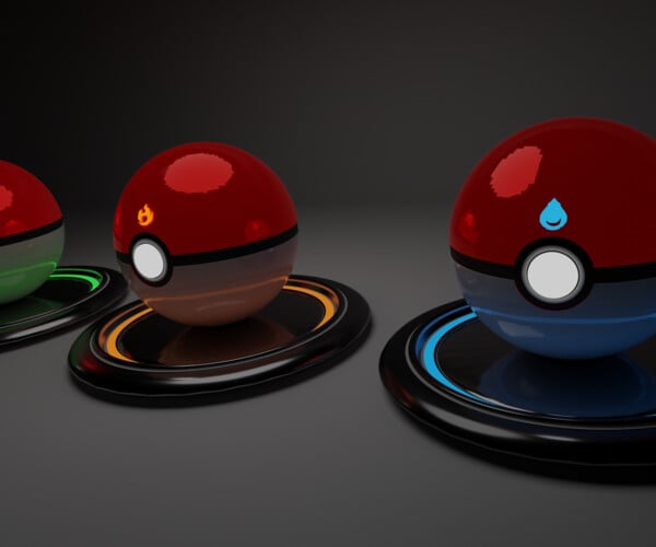 ArtStation - 3D pokeball model | Artworks