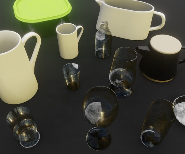 ArtStation Kitchenware Pack Game Assets