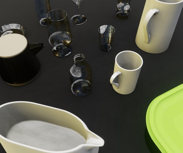 ArtStation Kitchenware Pack Game Assets