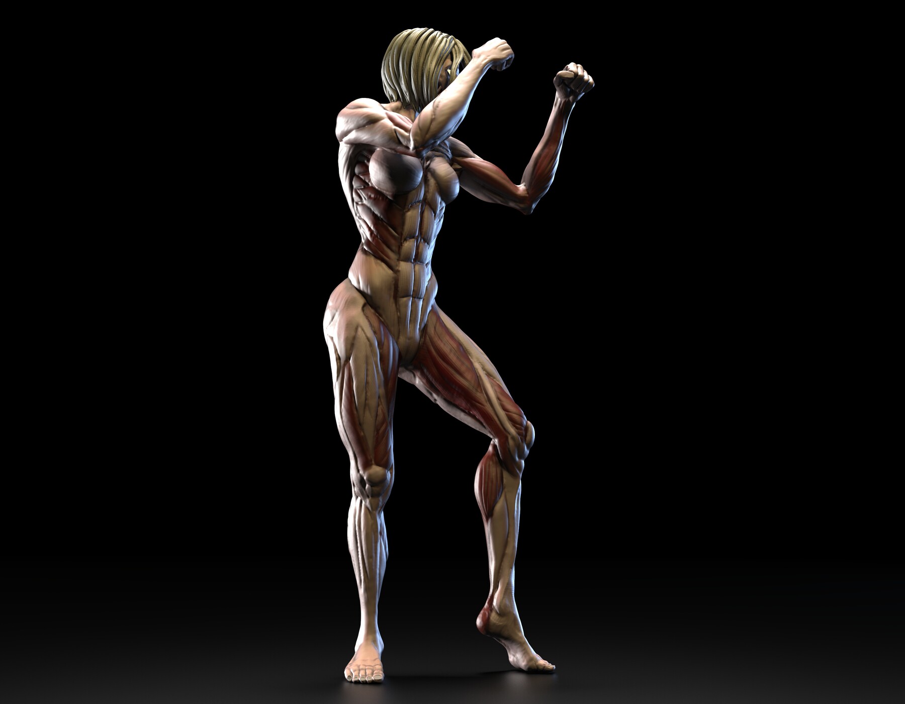 ArtStation THE FEMALE TITAN Resources