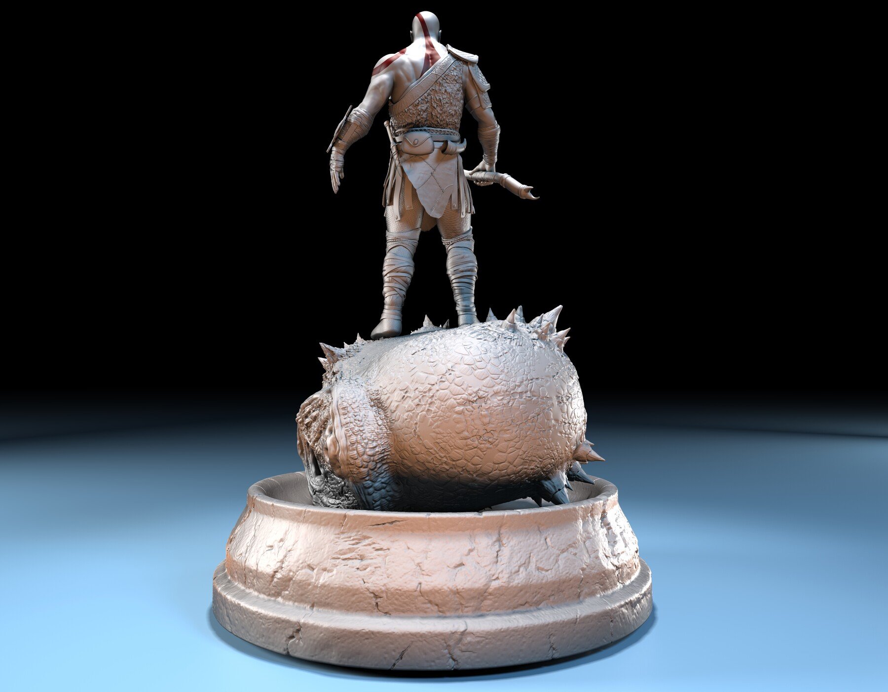 Who made this statue? 😂 : r/GodofWar