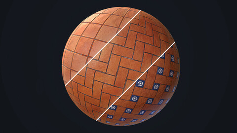 Terracotta PBR Tileable Material Textures