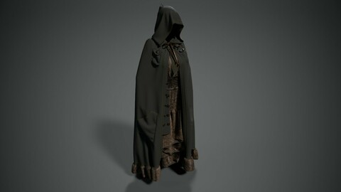 Cloak with pockets