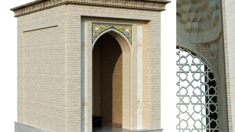 old seljukian style tomb set 141