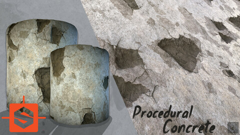 Procedural Plaster Concrete