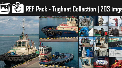 REF pack - Tugboat Reference Collection | 203 imgs
