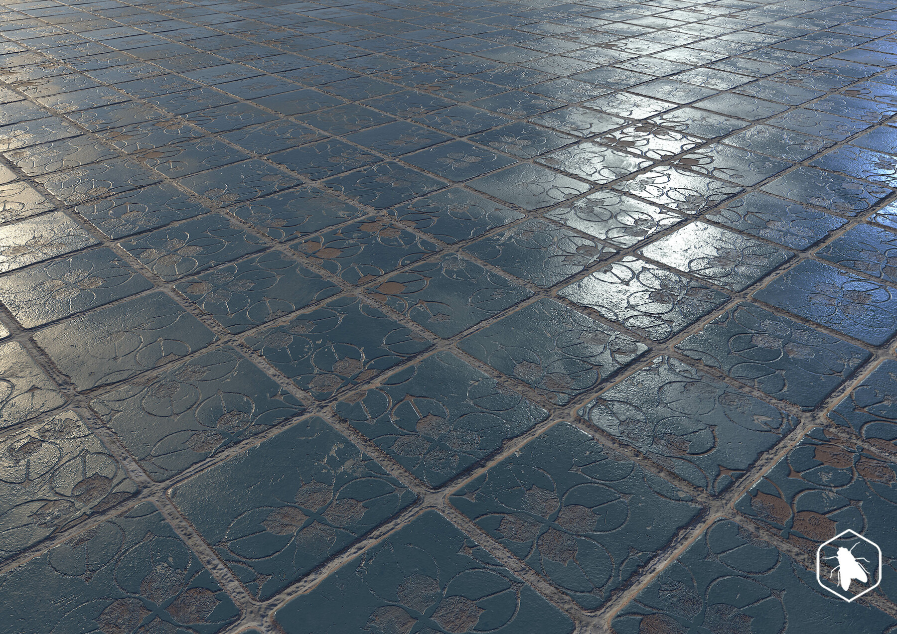 ArtStation - Texture - Floor Tiles | Game Assets