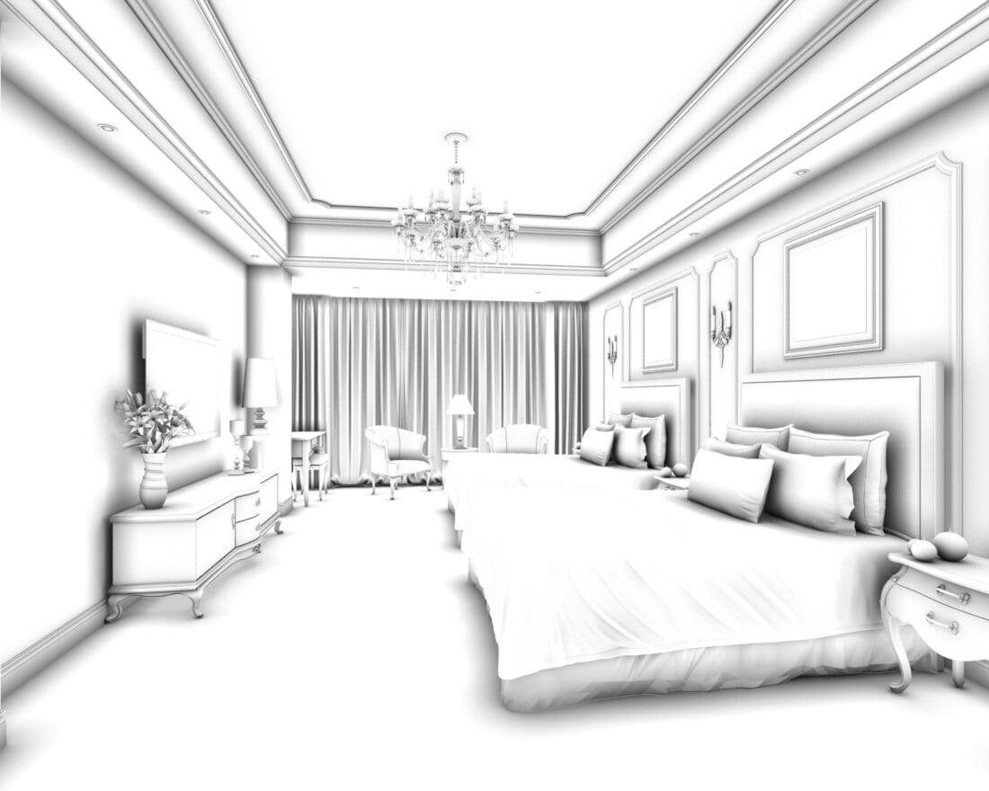 ArtStation - bedroom hotel suites designed a complete 132 | Resources