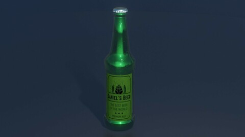 Beer Bottle 3D Model